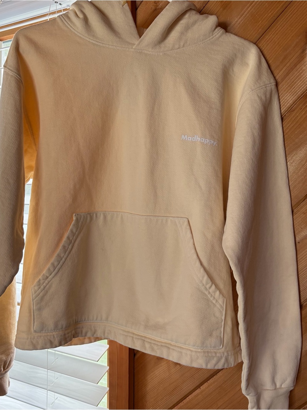 Madhappy - butter yellow Logo Sweatshirt